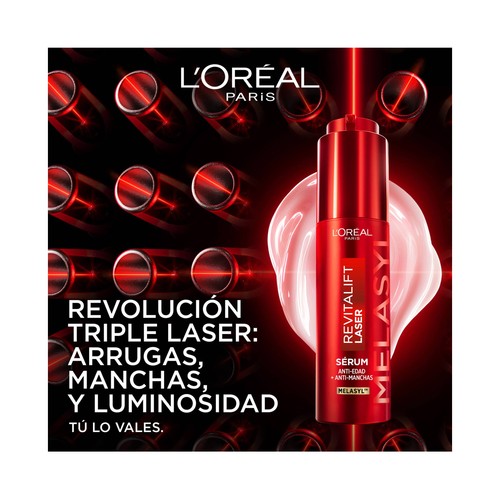 L´ORÉAL PARIS Revitalift laser Sérum facial anti-edad y anti-manchas 50 ml.