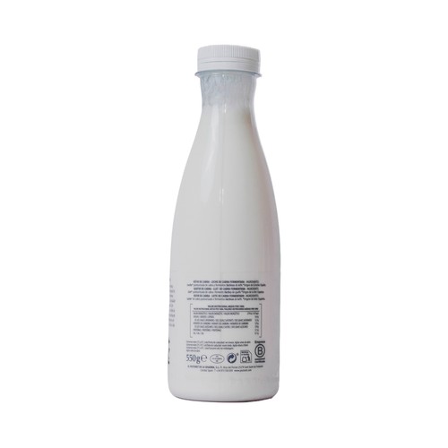 PASTORET Kéfir líquido natural con leche fresca de cabra 550 ml.