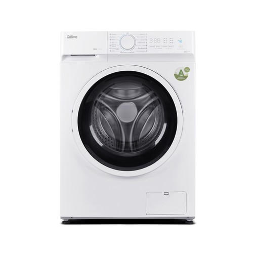 Lavadora QILIVE Q.6553 9KG, clasificación energética: A, 1400RPM, H: 85cm, A: 59,5cm, F: 60cm.