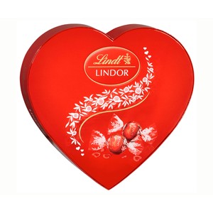Lindor Bombón Leche en Caja de Corazón 200 Gr.