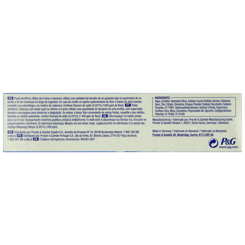 ORAL-B Pasta de dientes con enjuague bucal, con sabor a hierbabuena y efecto refrescante ORAL B Complete 75 ml.