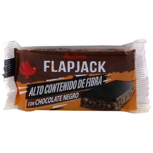 Barrita de avena energética con chocolate negro PRODUCTO ALCAMPO FLAPJACK 50 g.