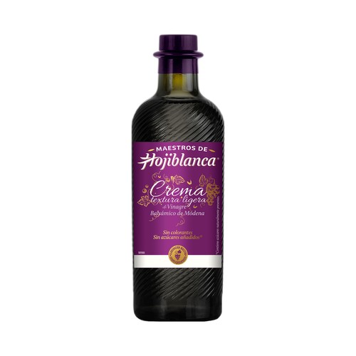 MAESTROS DE HOJIBLANCA Crema vinagre balsámico maestros del vinagre 250 ml