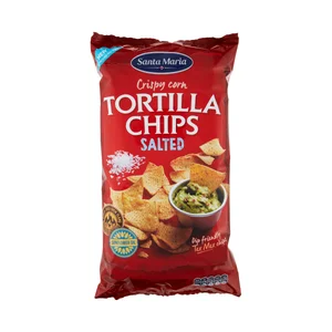 SANTA MARÍA Nachos de maíz originales, SANTA MARIA , bolsa de 475 g.