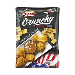 FRIPOZO Palomitas de queso (gouda) crujientes con mermelada de albaricoque Crunchy de El Pozo 300 g.
