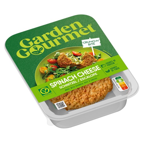 GARDEN GOURMET Empanado vegetariano a base de espicanas, arroz y queso 2 x 90 g.