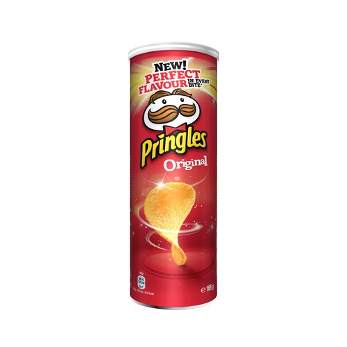 PRINGLES Patatas con forma de teja PRINGLES ORIGINAL bote de 165 g.