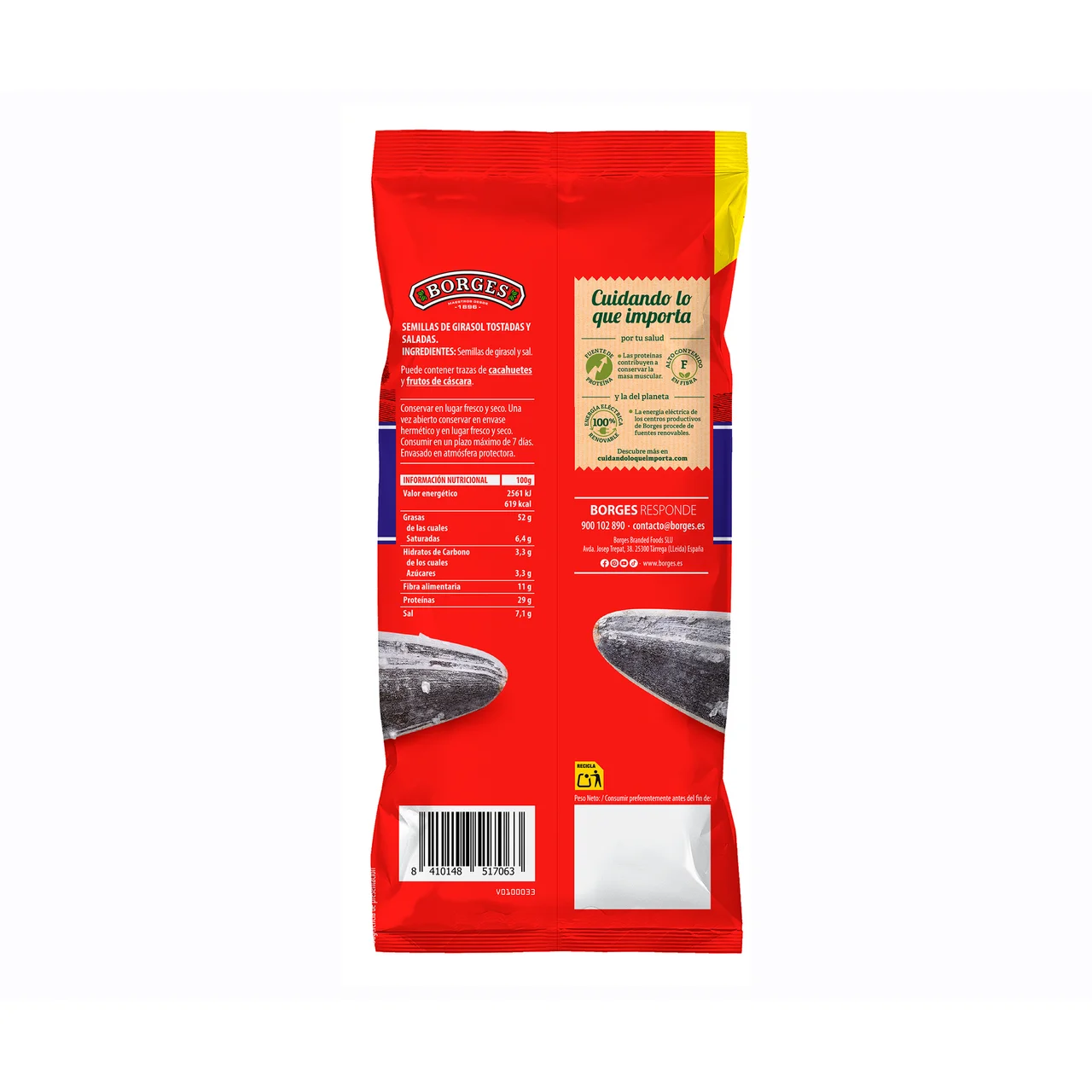 Pipas con sal 150 gr.