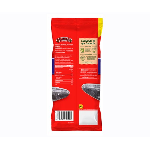 BORGES Pipas con sal 150 gr.