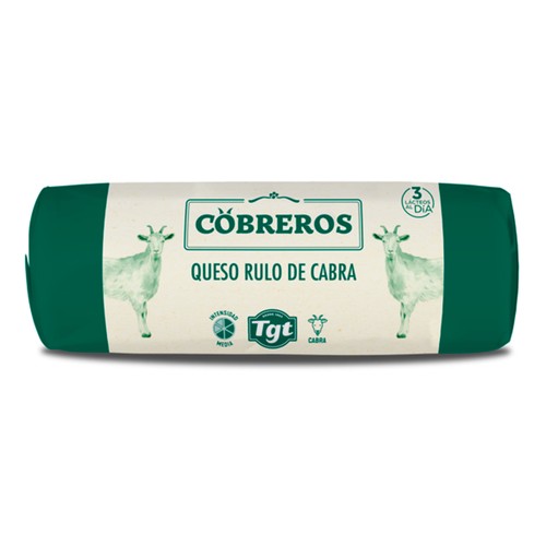 COBREROS Rulo de queso de cabra 100% 180g