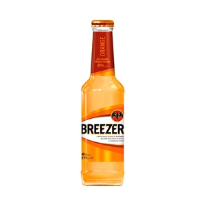 BACARDI Breezer naranja (Combinado de ron con zumo de naranja) BACARDI botella de 27,5 cl.
