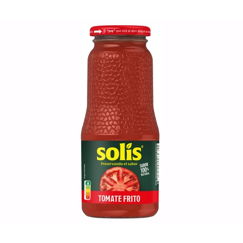 Tomate frito SOLÍS frasco de 360 g.