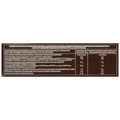 Mc VITIE'S Thins Galletas digestive con chocolate negro 150 g.
