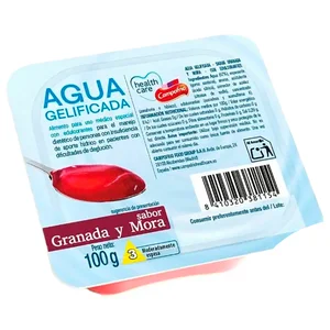 CAMPOFRIO Agua gelificada de granada y mora healthcare 100 g.