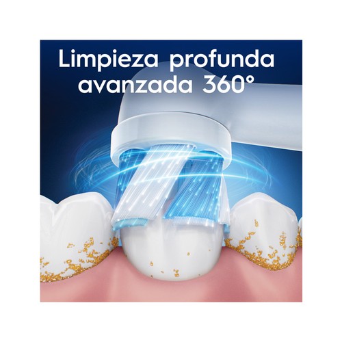 ORAL-B iO Ultimate clean Pack de 4 cabezales de recambio Braun.