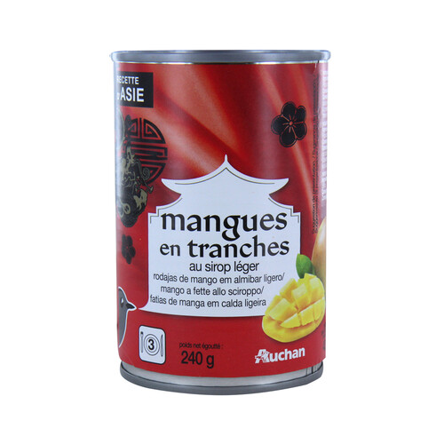 PRODUCTO ALCAMPO Rodajas de mango en almíbar PRODUCTO ALCAMPO 240 g.