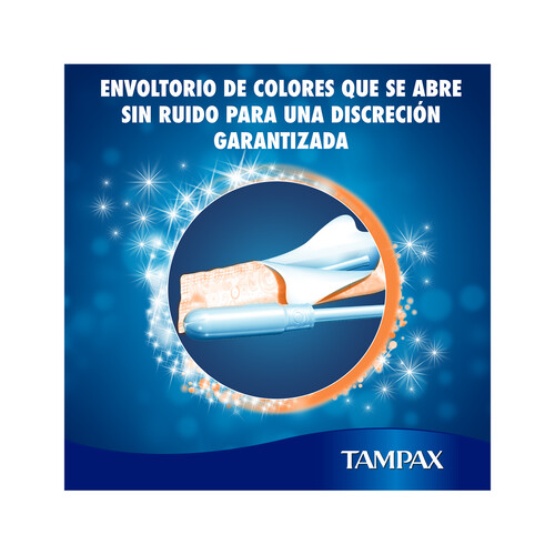 TAMPAX Tampones super plus con aplicador TAMPAX Pearl 24 uds