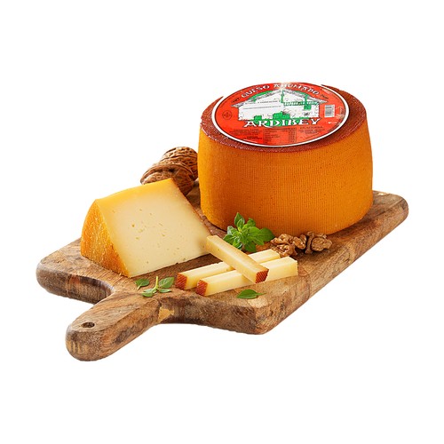 ARDIBEY Queso ahumado semicurado, cuña.