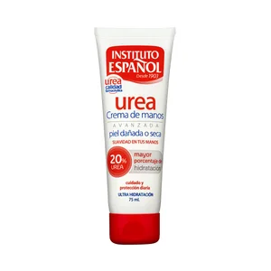 INSTITUTO ESPAÑOL Crema de manos con urea para piel dañada o seca 75 ml.
