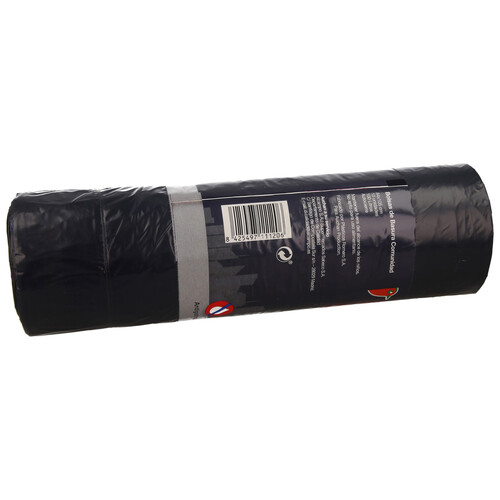 PRODUCTO ALCAMPO Bolsas de basura con autocierre especial cubo comunidad gris, autocierre capacidad 100 litros PRODUCTO ALCAMPO 10 uds.