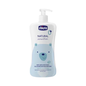 CHICCO Gel de baño sin lágrimas, con aloe vera y Camomil CHICCO Natural sensation 500 ml.