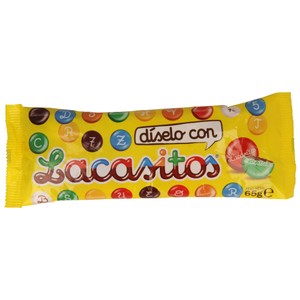 Imagen de LACASITOS Grageas de colores con chocolate 65 g.