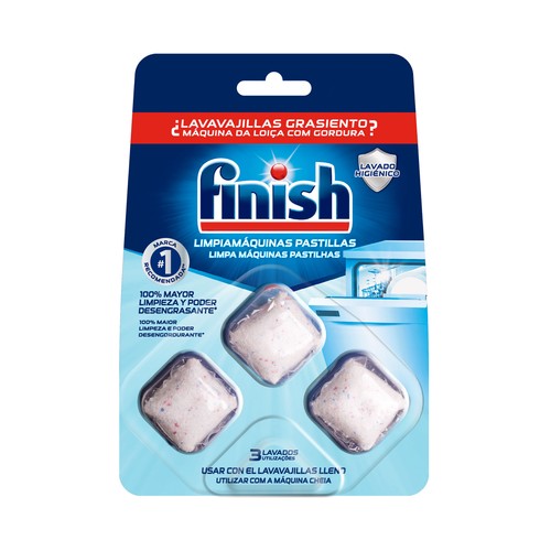 FINISH Limpiamàquinas pastillas FINISH 3 uds x 17 g.