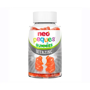 NEO PEQUES Caramelos masticables (gummies) sabor fresa ricos en vitaminas y zinc 30 uds.