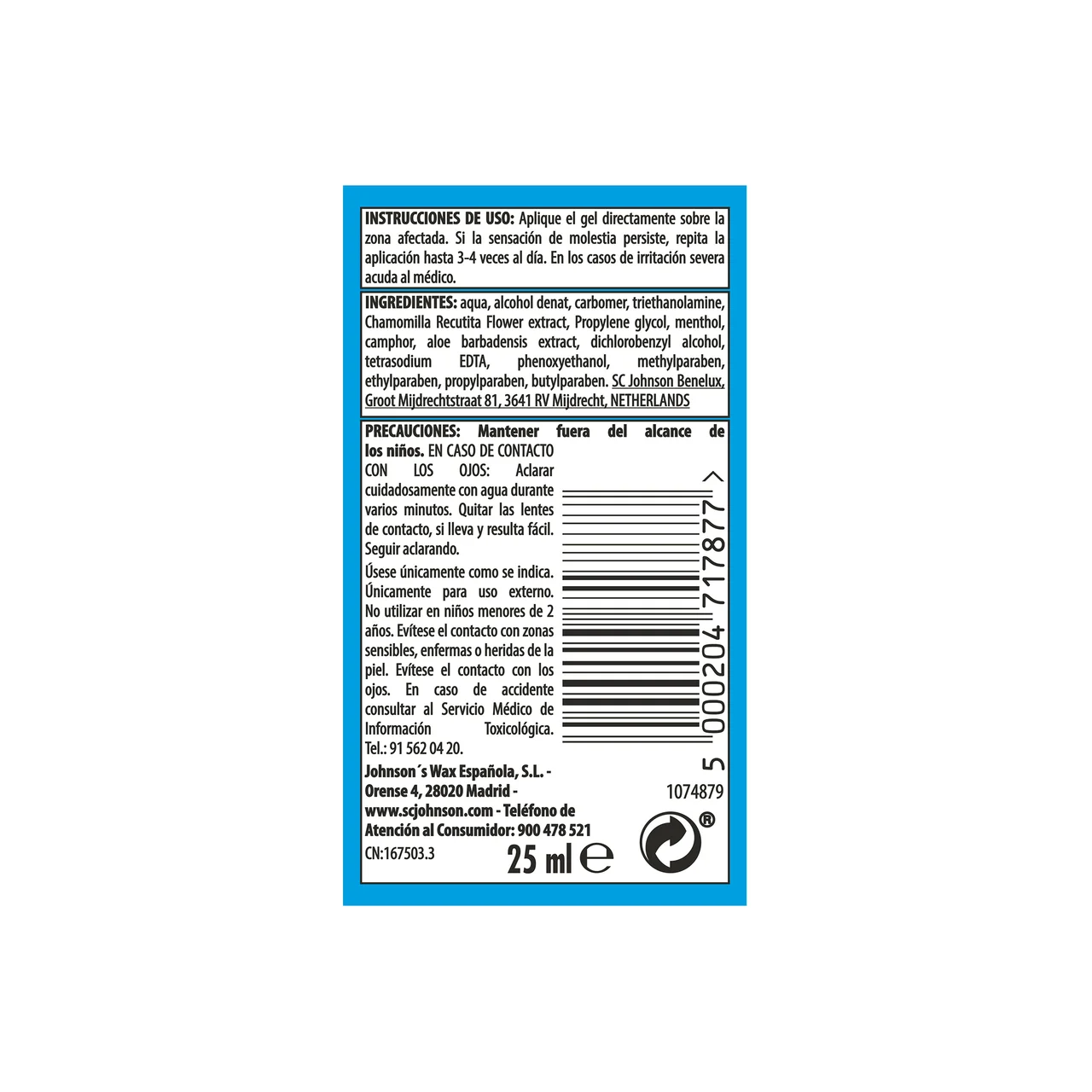 Post picadura de insectos no pick 25 ml.