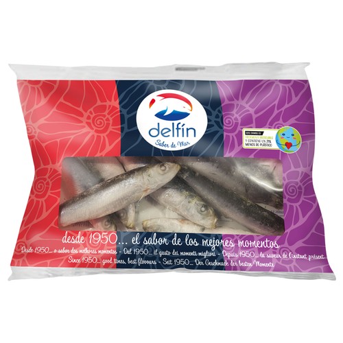 DELFÍN Sardinas del Mediterráneo congeladas DELFÍN 120 g (P.N.)
