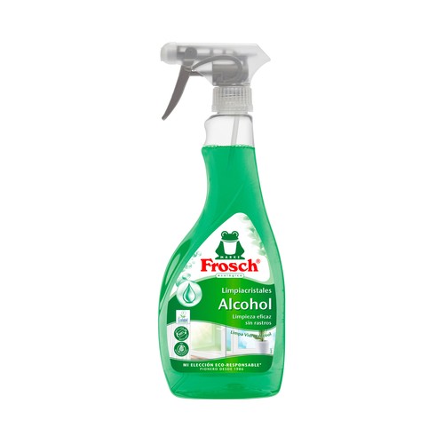 FROSCH Limpiacristales con alcohol - pistola 500ml.