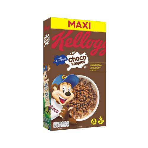 KELLOGG'S Cereales de arroz tostado con sabor a chocolate KELLOGG´S Choco Krispies 600 g.