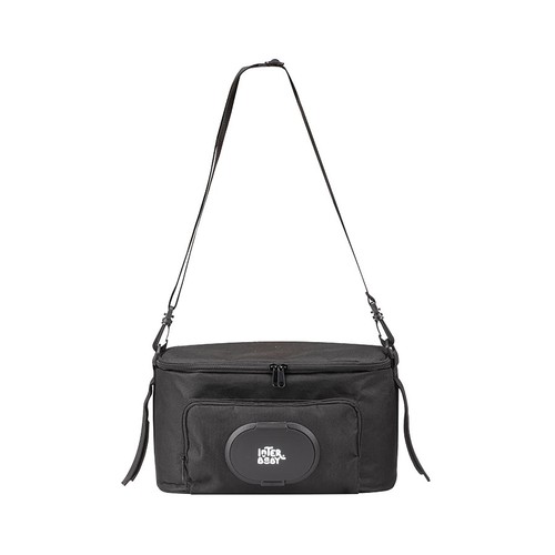Bolsa organizadora para carrito de paseo, color negro, INTERBABY.