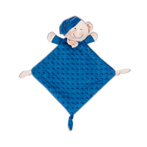 Set de manta burbuja + doudou, color azul oscuro, INTERBABY.
