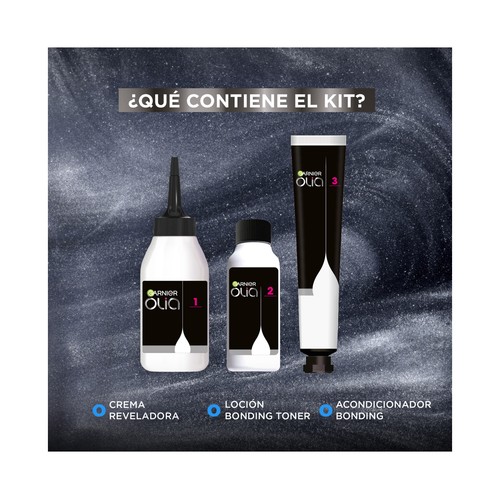 GARNIER Olia hi-shine toner tono Rubio ceniza Tinte sin amoniaco para cabellos aclarados o con mechas.