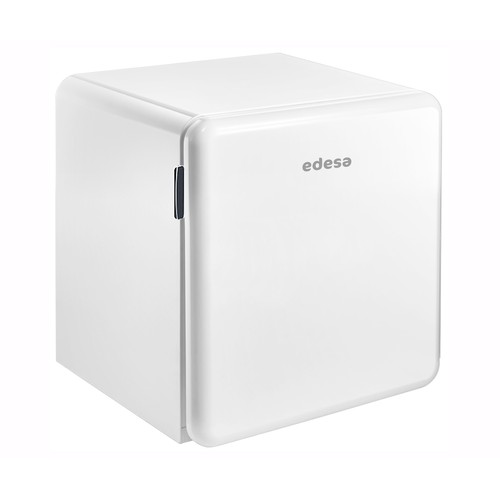 Frigorífico minibar 50cm EDESA EFS-0411 WH, color blanco, clasificación energética: E, H: 50cm, A: 48,5cm, F: 44cm, capacidad total: 47L.