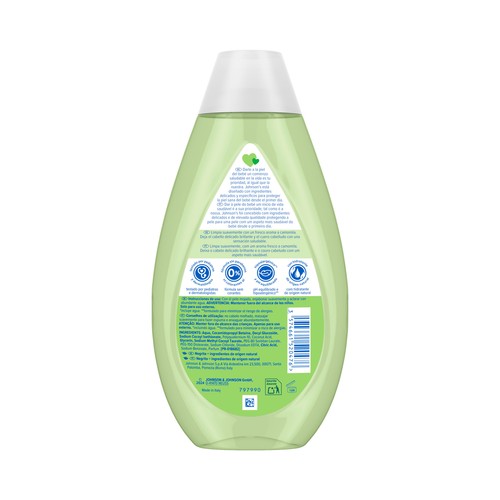 JOHNSON´S Baby Champú con camomila ideal para toda la familia 500 ml.