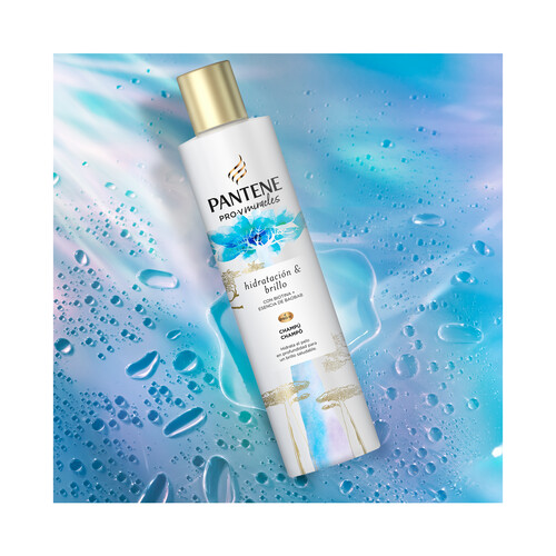 PANTENE Champú hidrtante sin sulfatos, para cabellos secos y deshidratados PANTENE Hydra pro miracles 225 ml.