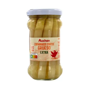 PRODUCTO ALCAMPO Espárragos cortos gruesos extra, 9/12 piezas 110 g.