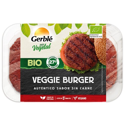 GERBLÉ BIO Hamburguesas veggie 2x 200 g.