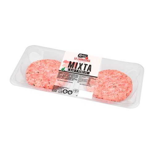 ROLER La carnicería Burger meat mixta (cerdo y vacuno) con ajo y perejil 2 x 120 g.