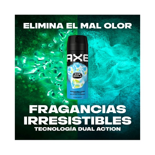 AXE Ice chill Desodorante en spray para hombre antitranspirante hasta 48 horas 150 ml.
