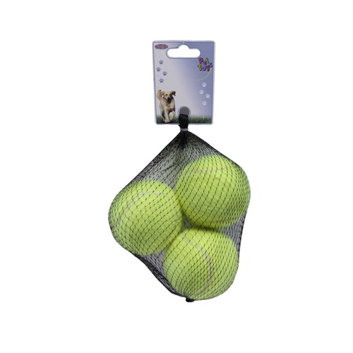 SANDIMAS Pelota de tenis mediana para perros SANDIMAS 3 uds