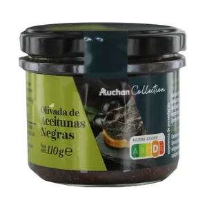 ALCAMPO GOURMET Olivada de aceitunas negras 110 g.