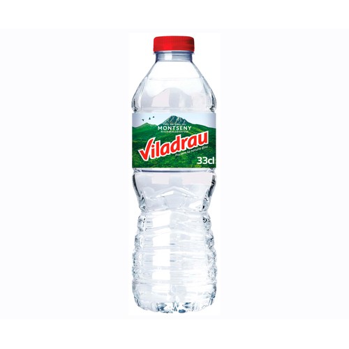 VILADRAU Agua mineral botella de 33 cl.