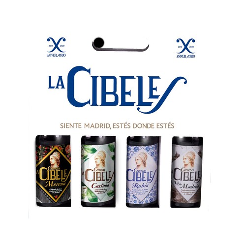 LA CIBELES Estuche cervezas artesanas 4 uds. x 33 cl.