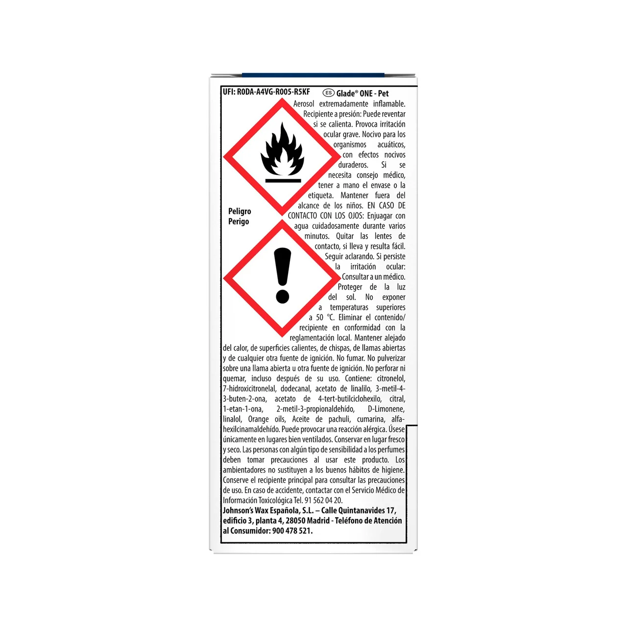 Recambio ambientador mascotas 10 ml.