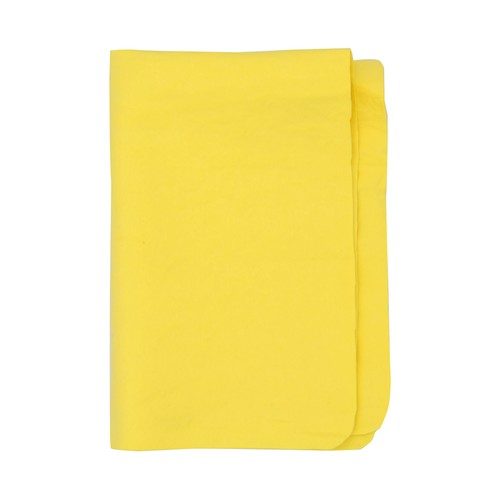 Gamuza sintética de 50 x 40 centímetros, de color amarillo, PRODUCTO ALCAMPO.