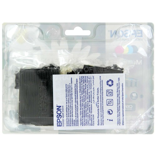 Pack de 4 cartuchos de tinta EPSON 18, negro, cian, magenta y amarillo.