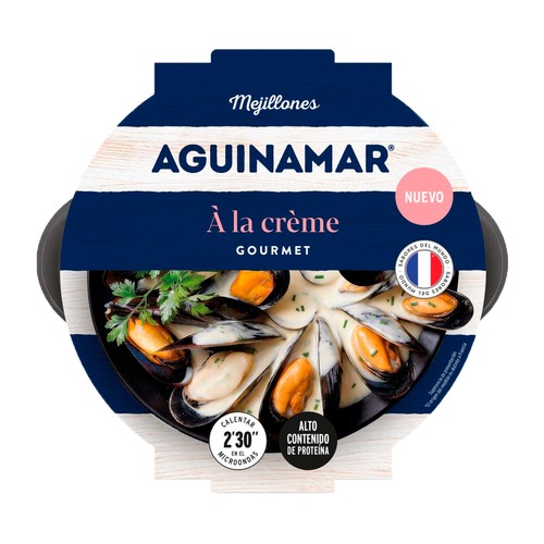 AGUINAMAR Mejillón cocotte a la crème 500 g.